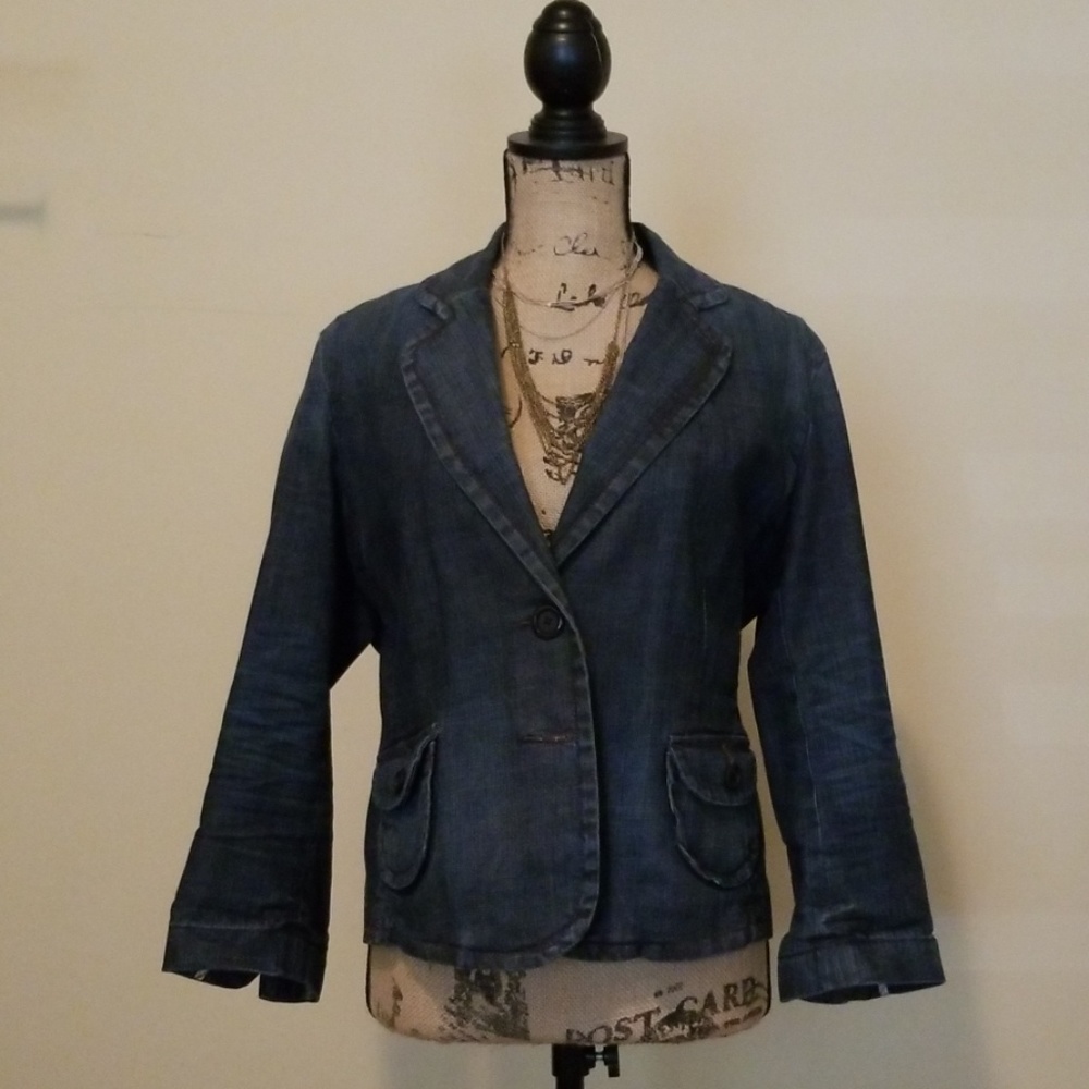 Jean jacket blazer